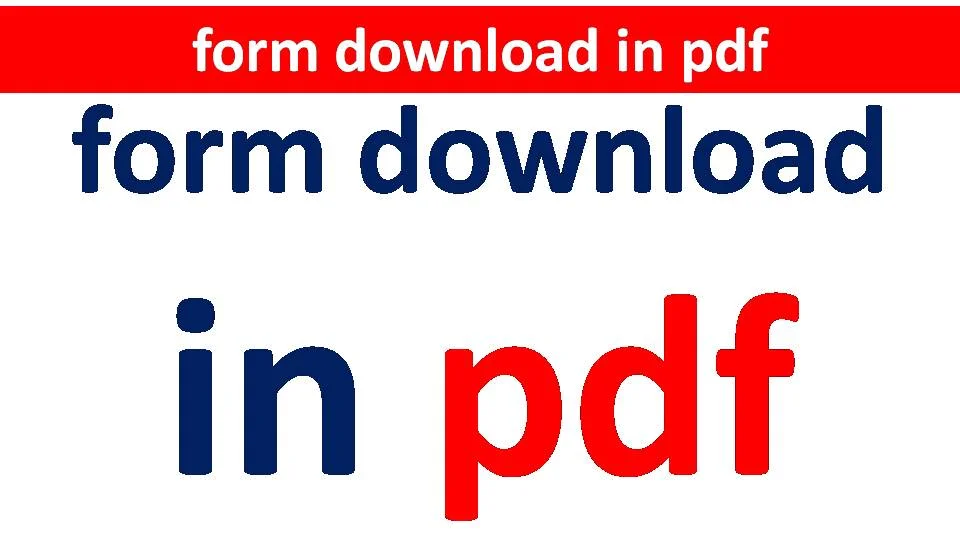form download in pdf