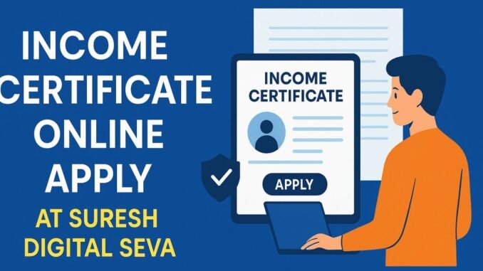 Income Certificate Online Income Certificate Online
