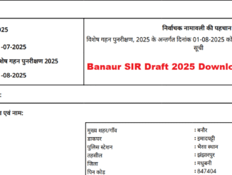 Banaur SIR Draft 2025