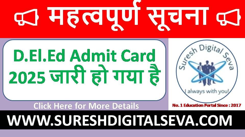 Deled Admit Card 2025