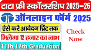 Tata Scholarship 2025-26